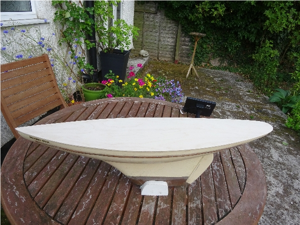 Finished hull sanded back